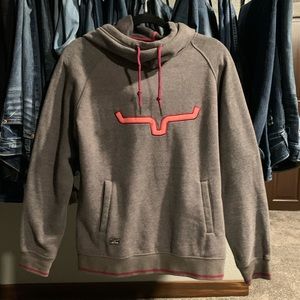 Grey Kimes Ranch cowl neck hoodie